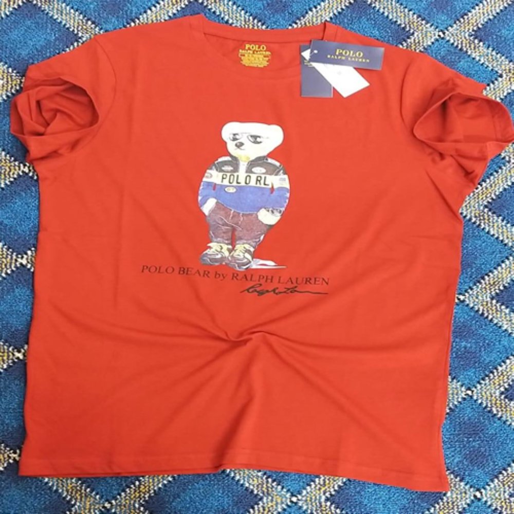Ralph Lauren Polo Bear T-shirt - Burgundy